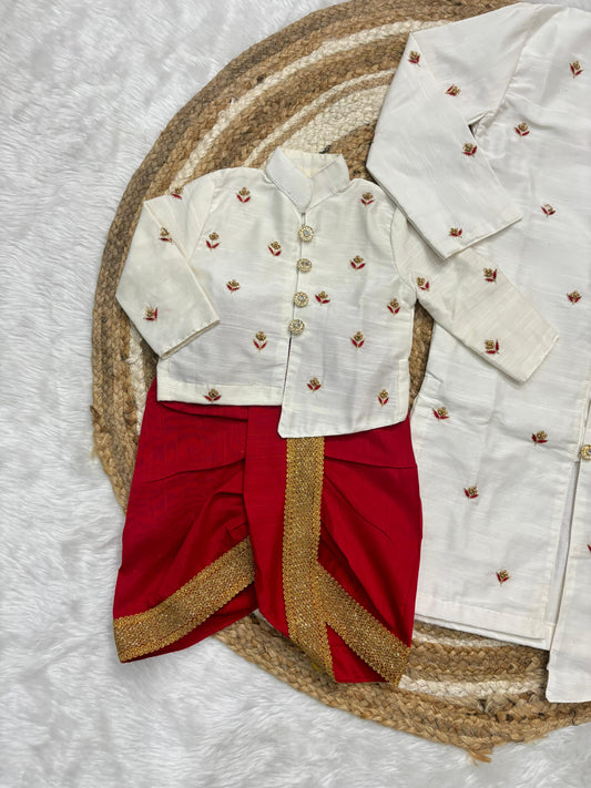 Festival special boys kurta dhoti set