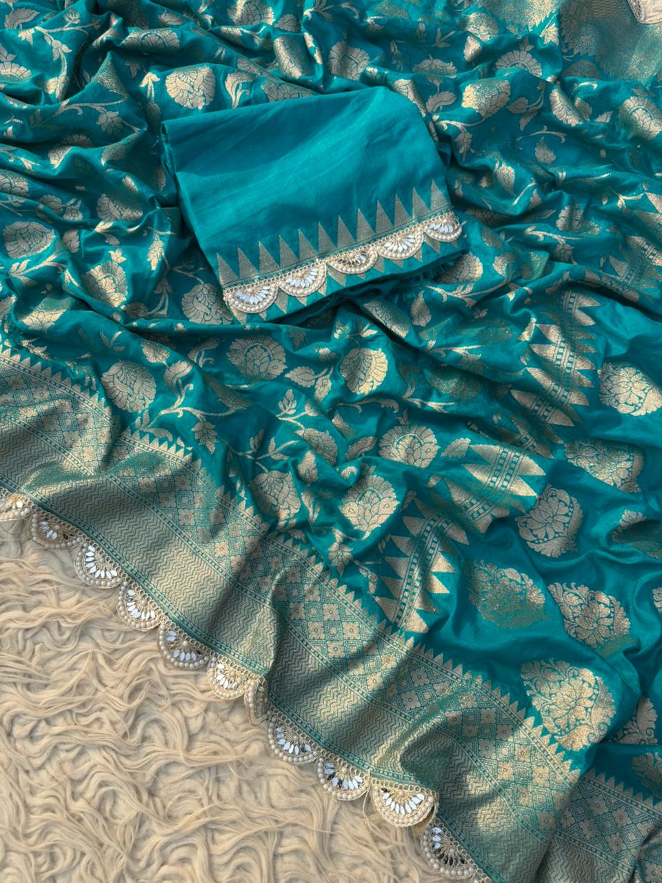 Pure Georgette Banarasi Classic Saree