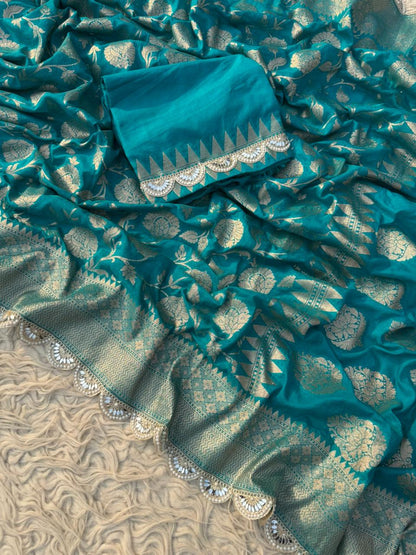 Pure Georgette Banarasi Classic Saree