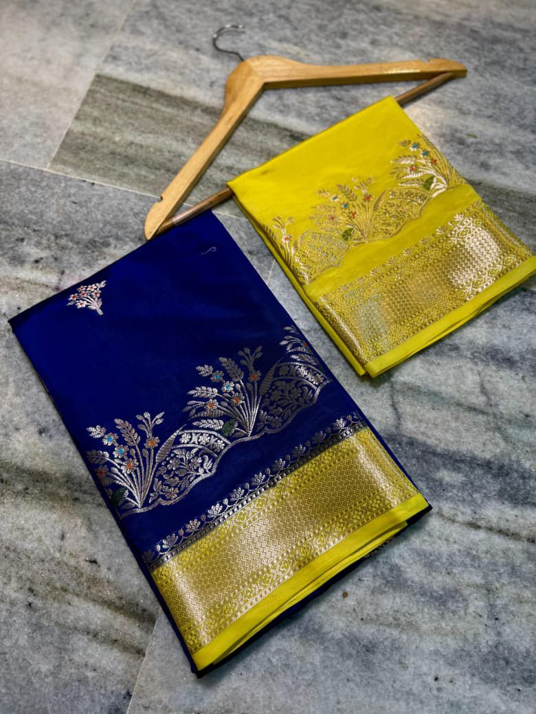 Vintage Katan silk premium Desginer saree