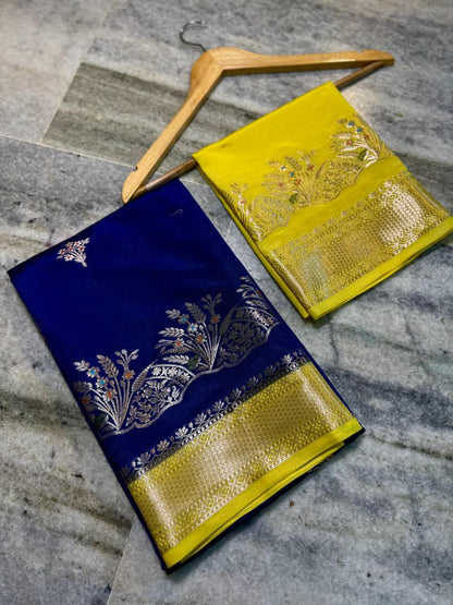 Vintage Katan silk premium Desginer saree