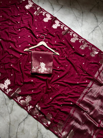 Banarasi Semi Katan silk budget sarees