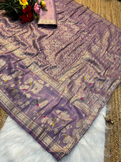 Soft Banarasi’s Katan tisuue silk classic sarees