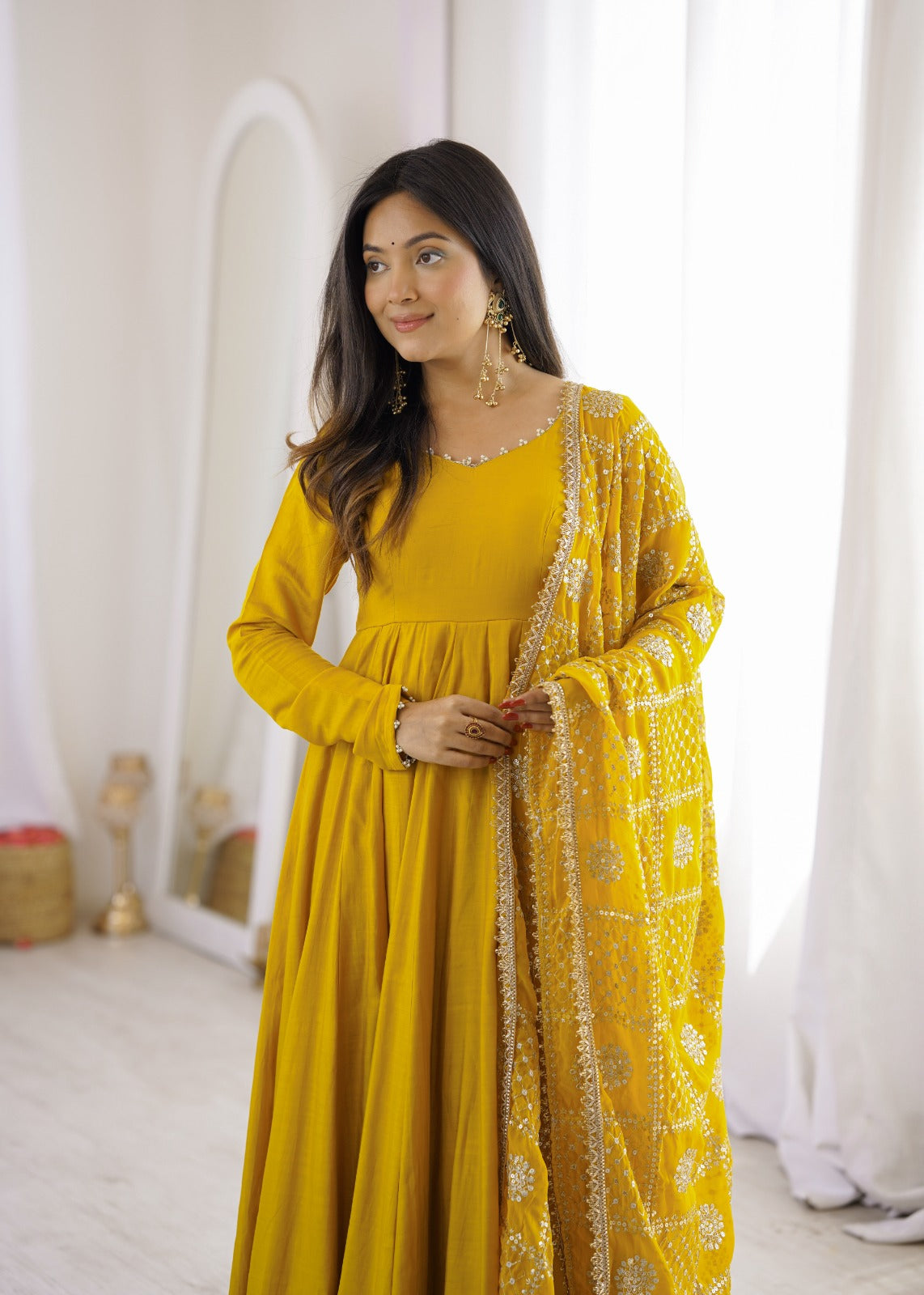 Colourfull & Fresh Look Outfit Is Perfect For Upcoming Festivities And Wedding Anarakali sets