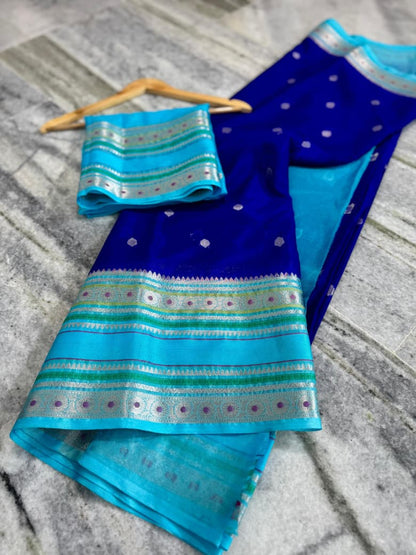 Budget Vintage Saree with classic warm silk