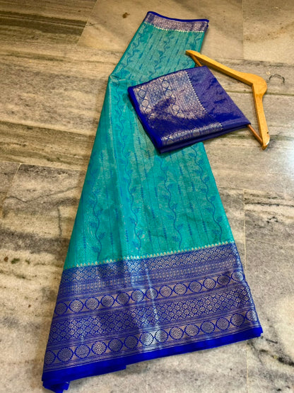 Banarasi trendy rao mango soft silk  sarees
