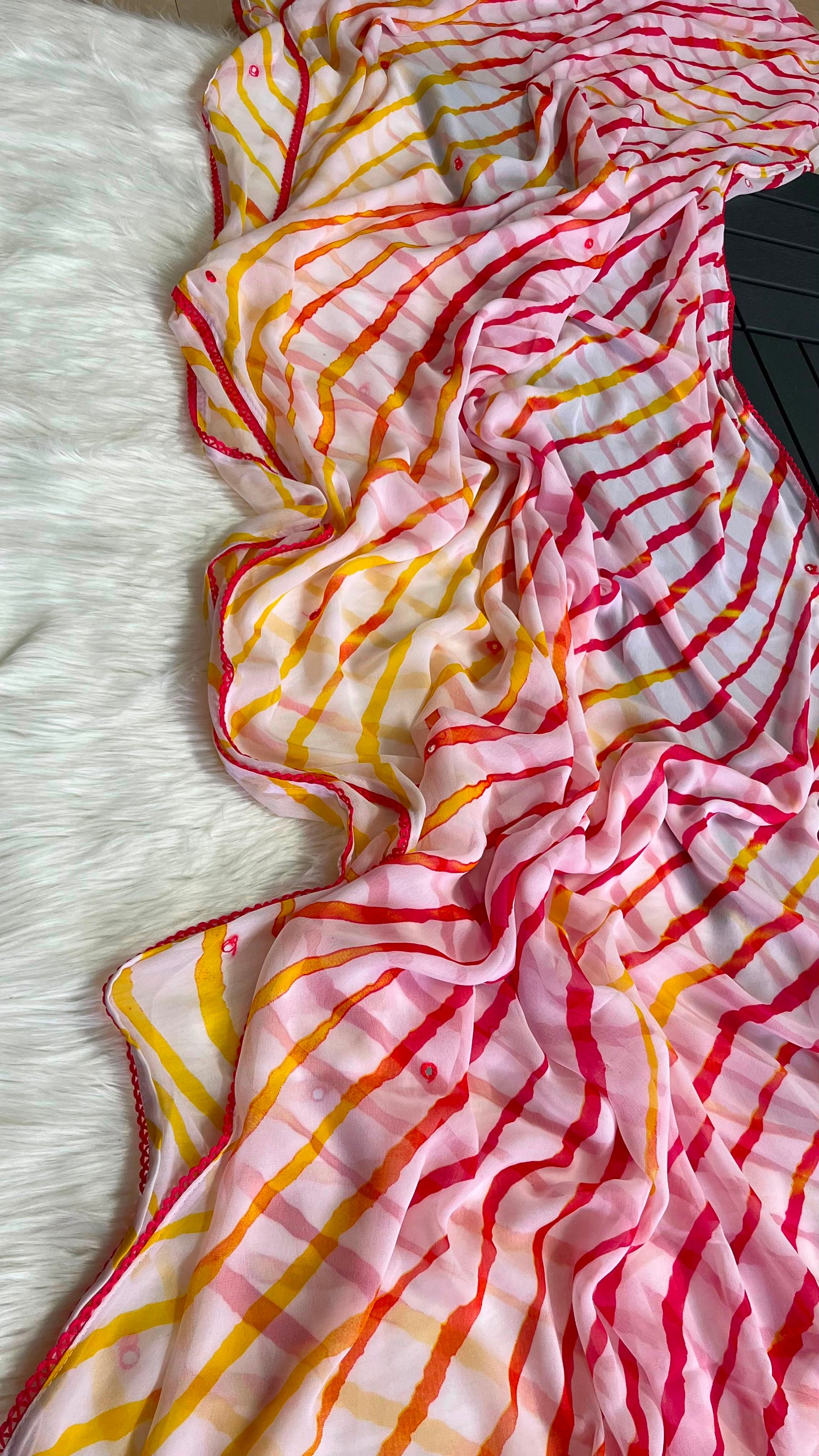 Budget georgette printed sarees