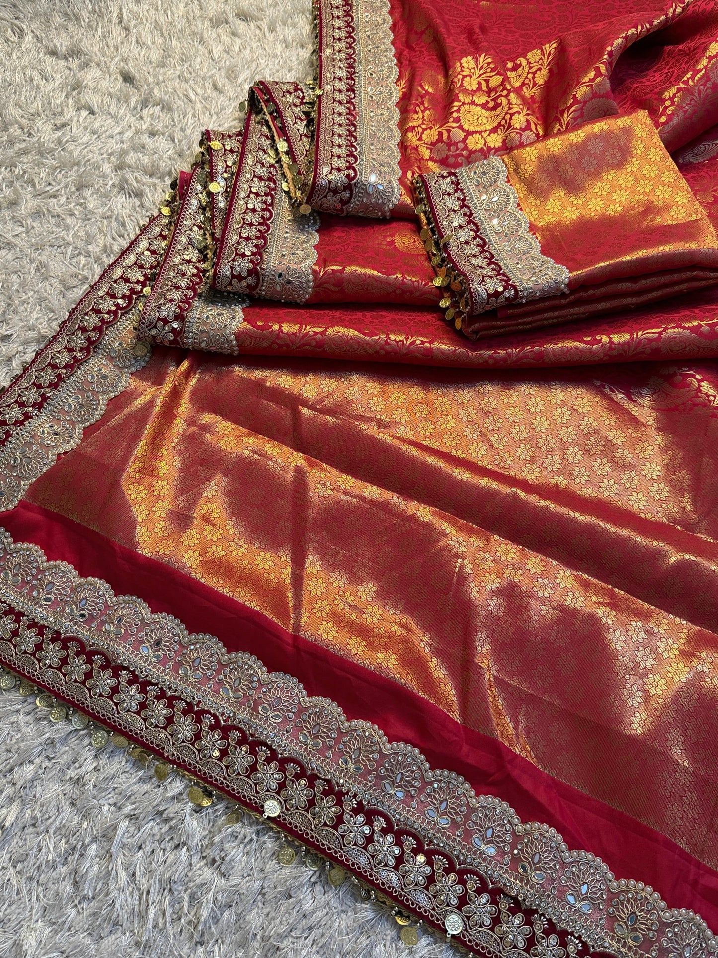 Banarasi Bridal Kanjeevaram saree