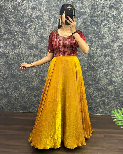 Café Style Soft fendy gowns