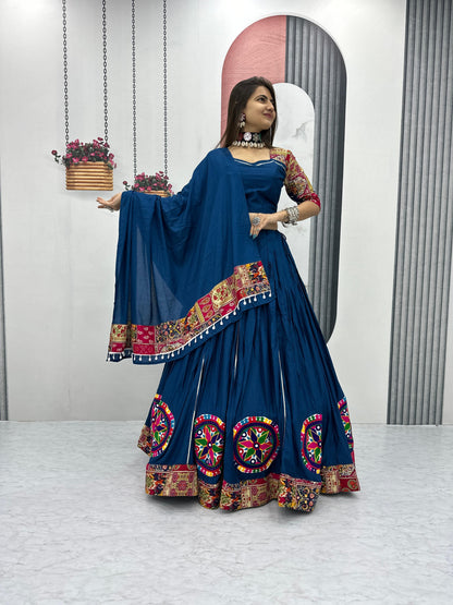 Navarathri dance lehenga Pure Cotton Dance