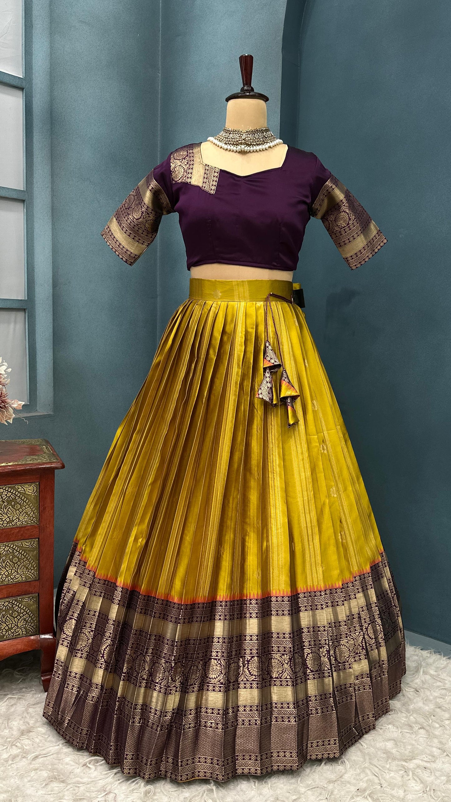 Kanchipuram Murari lehenga for traditional look