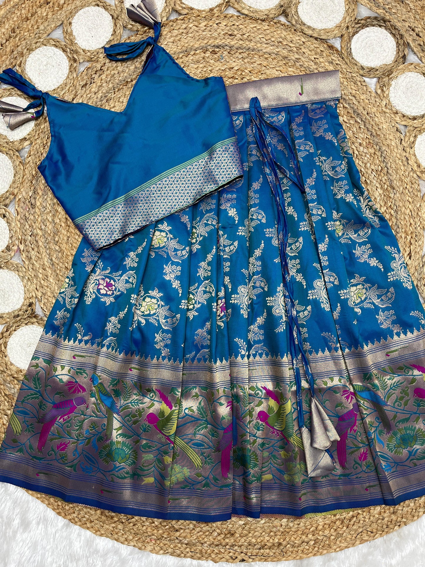 Kids paithani Lehenga sets