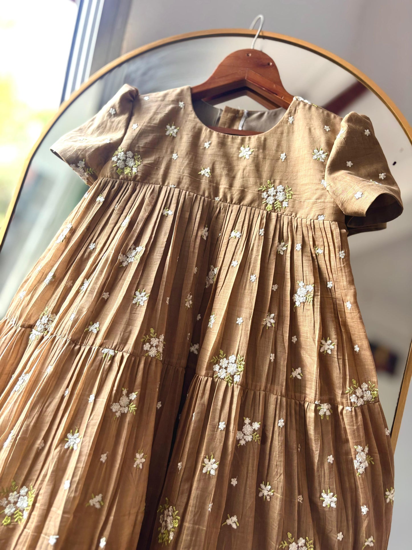 Cafe elegance Mul Chanderi gowns