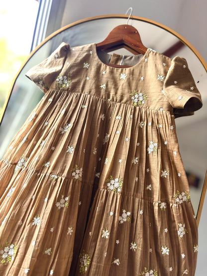 Cafe elegance Mul Chanderi gowns