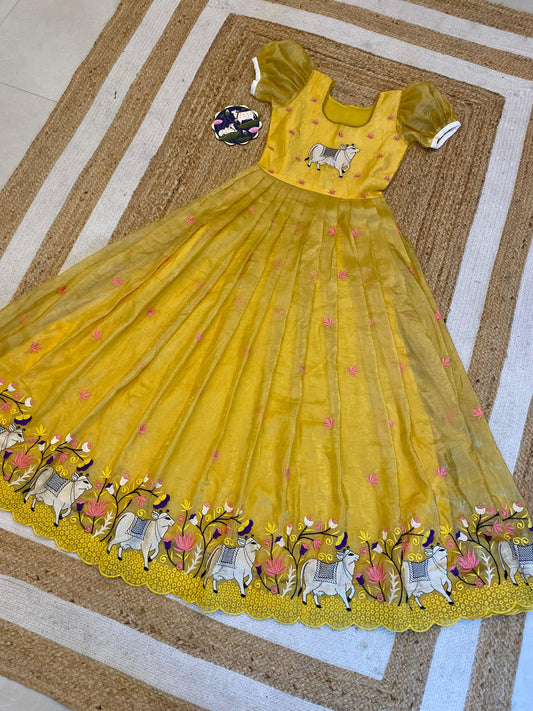 Kids pichwai traditional gowns