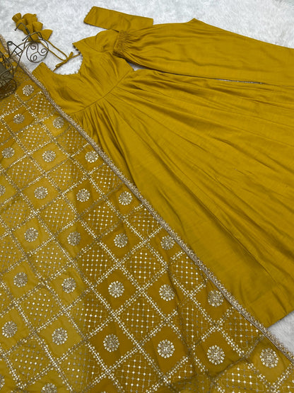 Colourfull & Fresh Look Outfit Is Perfect For Upcoming Festivities And Wedding Anarakali sets
