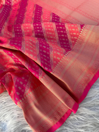 Banarasi Silk Classic LEHERIYA saree