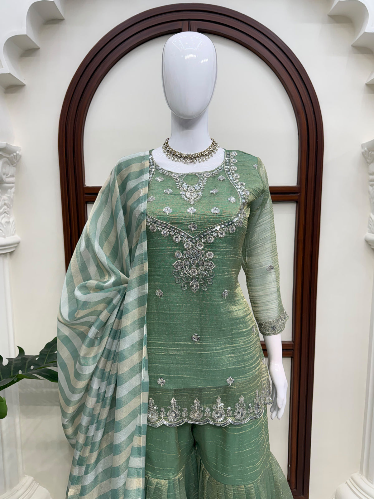 Anarkali model Sharara sets