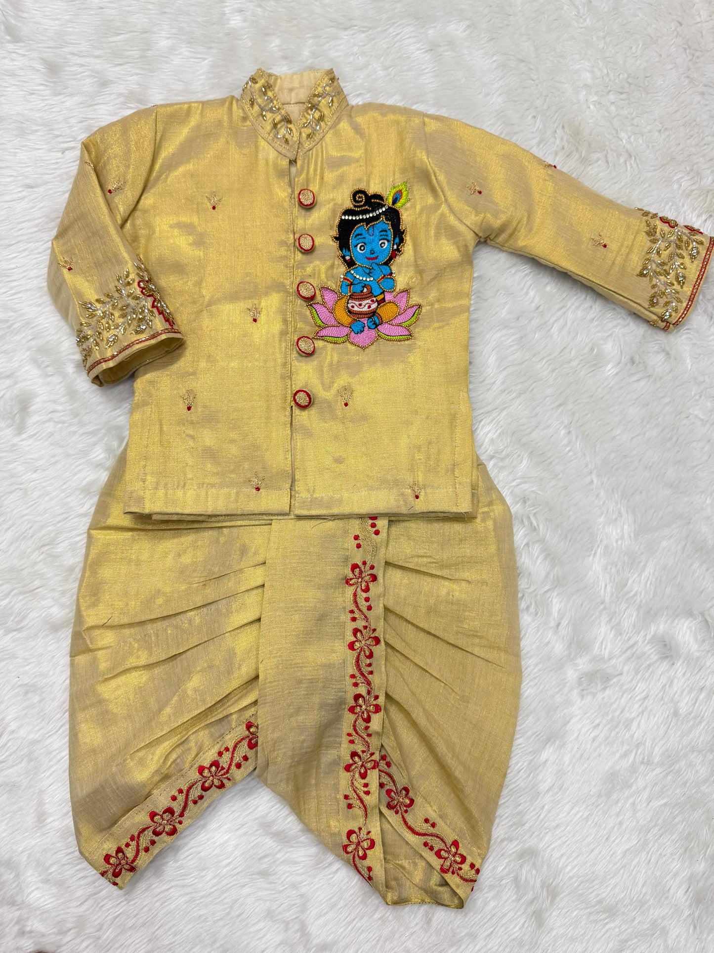 ✨ Krishna Design Maggam Work boys set  ✨