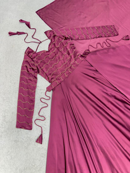 Rangoli silk cafe gowns