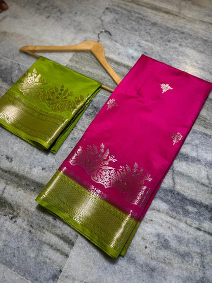 Vintage Katan silk premium Desginer saree