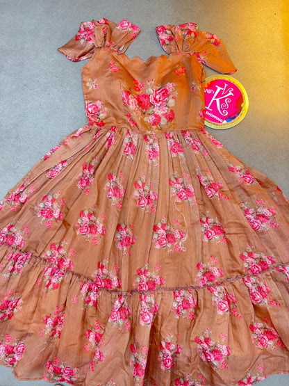 Cafe Chanderi Desginer gowns