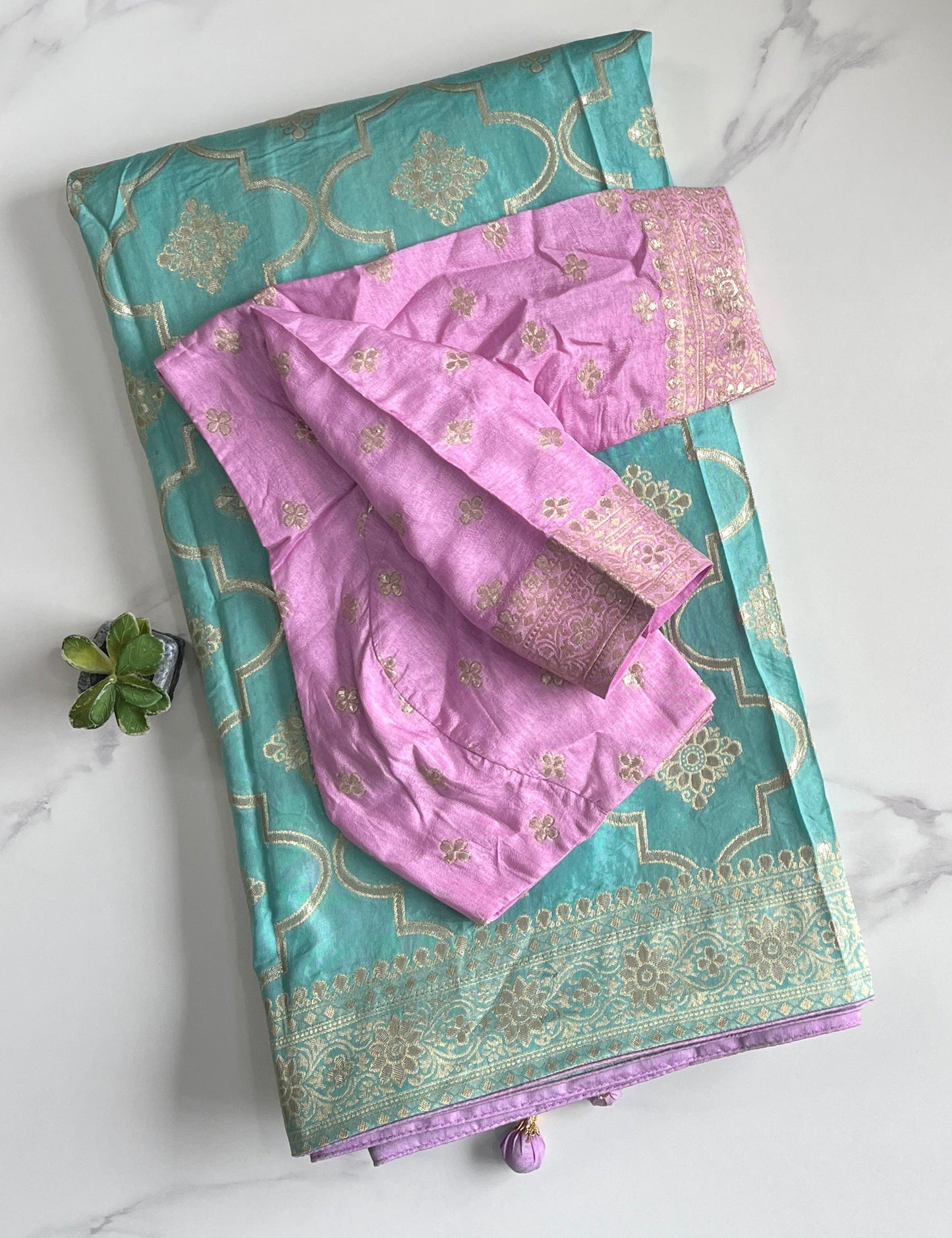 Royal Banaras Premium Classic saree with stitched blouses