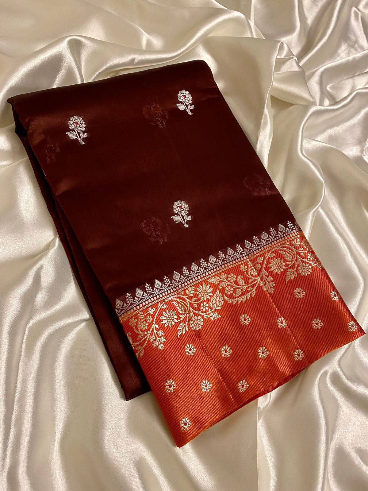 Banarasi Meena  Katan silk budget sarees