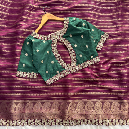 Festival special Saree with stitched blouse