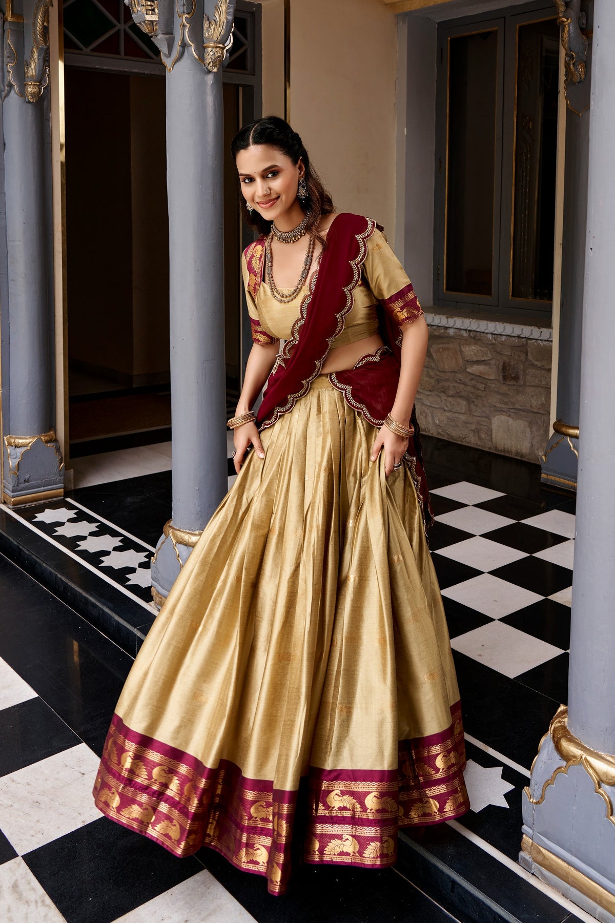 Tarika south india style designer lehenga