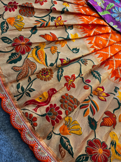 Kids Dola silk festival pavada sets