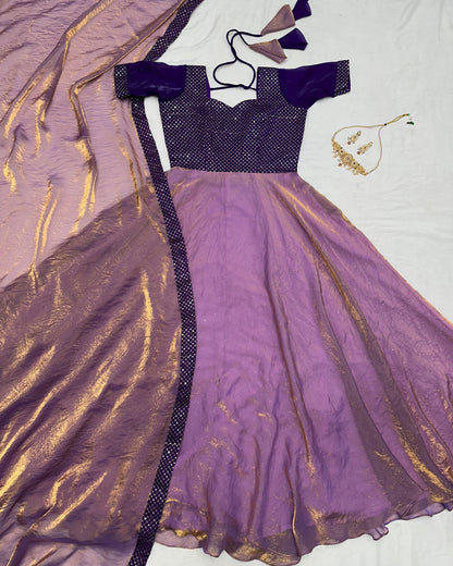Café Style Soft fendy gowns