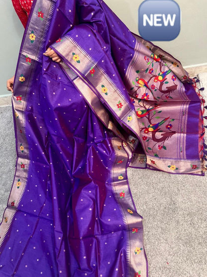 Tussar silk  Paithani Classic sarees