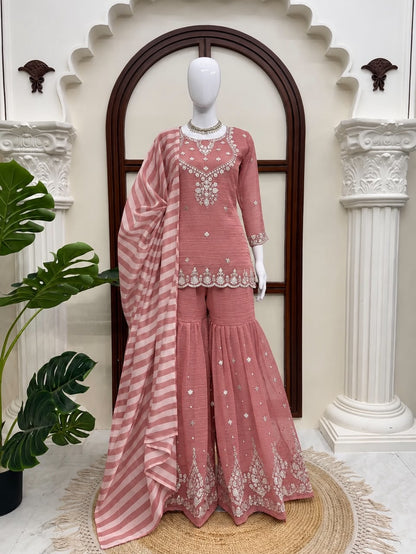 Anarkali model Sharara sets