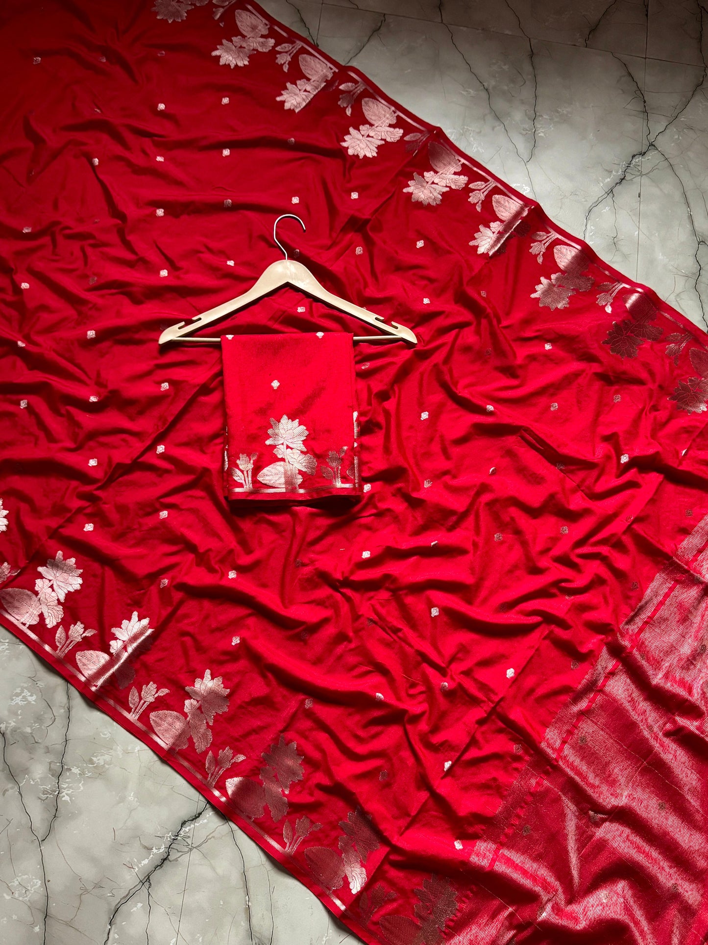 Banarasi Semi Katan silk budget sarees