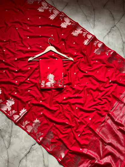 Banarasi Semi Katan silk budget sarees