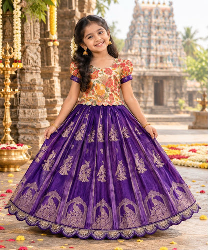 Kids cute georgette traditional sets