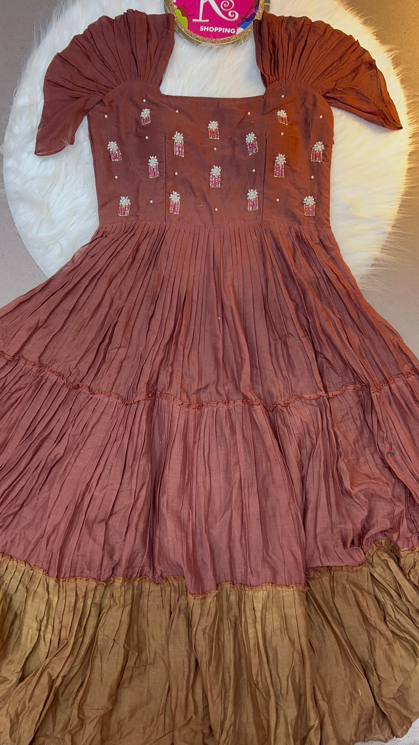 Mul cotton cafe summer special gown