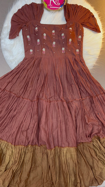 Mul cotton cafe summer special gown