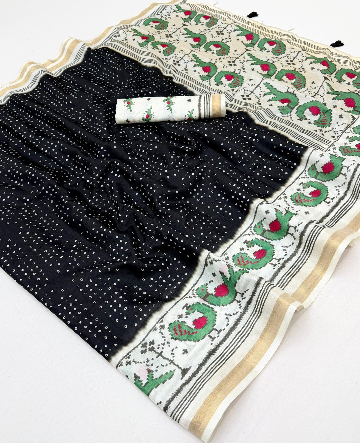 Cotton tissue budget saree