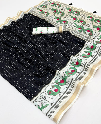 Cotton tissue budget saree