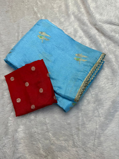 Budget Viscose tissue silk saree