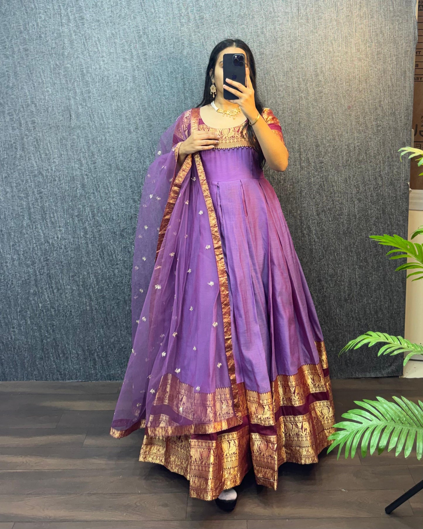 Narayana Silk Butterfly Desginer Classic Gowns