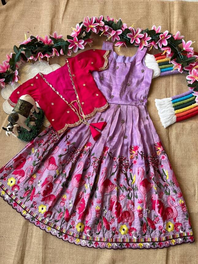 Kids Party wear Gowns with Coat