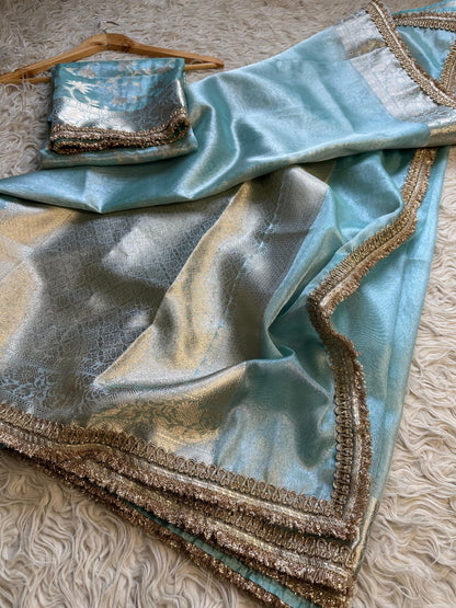 Pure weaving Zari Trendy Saree