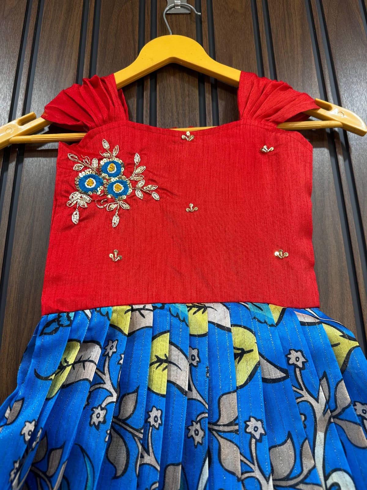 Kids Kalamkari fusion gowns