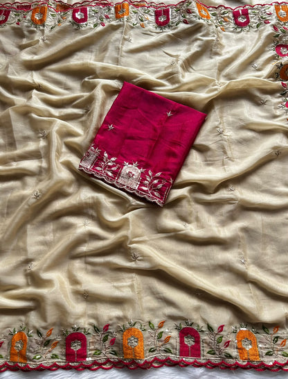 Georgette budget  sarees elegant and beautiful