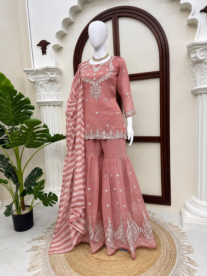 Anarkali model Sharara sets