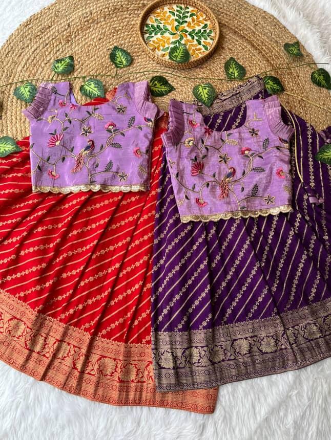 Kids festival pattu pavadas