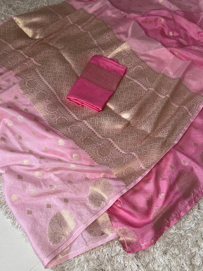 Luxe Classic Katan Super Soft Banarasi saree